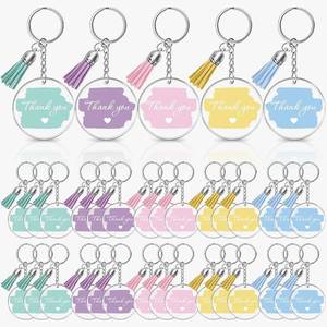 lot 6355 image: Appreciation Gifts Inspirational Double-Sided Acrylic Keychain for Women