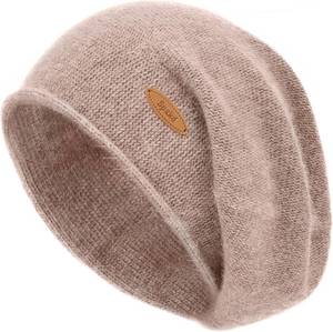 lot 6386 image: Slouchy Knit Beanie Hats for Women - Winter Warm Cashmere Wool Cap Chemo Hat