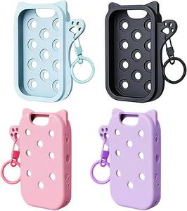 lot 6423 image: 1-Pack Silicone Hand Sanitizer Spray Case with Keychain for Touchland (1 oz)