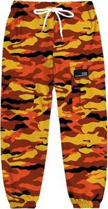 lot 6430 image: Cromoncent Girls Camo Print Cargo Pants, Jogger, 6 Years - XX-Large