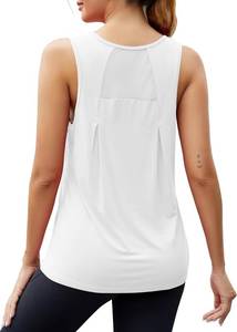 lot 6496 image: Mippo Womens Mesh Workout Tank Top, Sleeveless Yoga Shirt, Lightweight - S