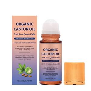lot 6592 image: Organic Castor Oil 100% Cold-Pressed for Skin, Brows & Lashes 1.7oz