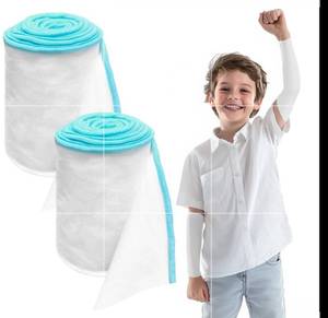 lot 6579 image: JFRHUDS Wet Wraps for Eczema &amp Itch Relief  2 Rolls Elastic Tubular Sleeves for Kids Arms, Legs, Knees, Elbows, 3.5 x 71
