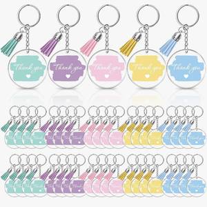 lot 6369 image: Appreciation Gifts Inspirational Double-Sided Acrylic Keychain for Women