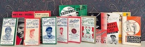 lot 123 image: Vintage Baseball Record Booklets and Pocket Magazines