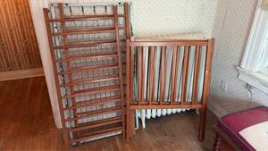 lot 236 image: Antique Crib