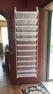 lot 248 image: Over-the-Door Shoe Mesh Shoe Organizer