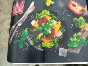 lot 8207 image: Kitchen Vegetable Salad Hanging Mat Usable Space 28x20