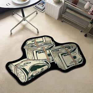 lot 8262 image: Money Rug, Area Rug, 100 Dollar Bill Design