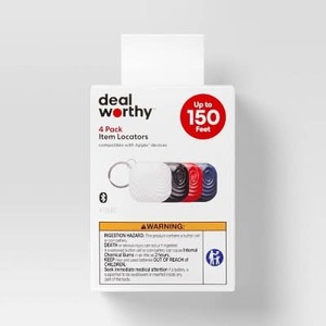 lot 8117 image: Deal Worthy 4 Pack Item Locators Up To 150 Feet