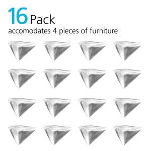 lot 8302 image: Safety 1st Clearly Soft White Corner Cushion 16-Pack