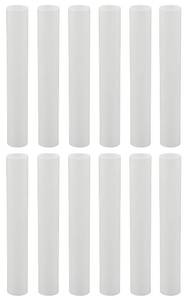 lot 8303 image: Creative Hobbies  6 White Plastic Candle Covers Sleeves Chandelier Socket Covers  6 Inch Candelabra Base  Set of 12