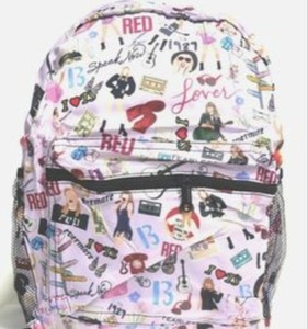 lot 8312 image: Taylor Backpack, Eras Inspired, Swifti Bookbag, Tay Tay Fan, Travis and Taylor, Showgirl Gift for her Back to School Teen Girl Accessories