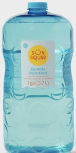 lot 10495 image: Bubble Solution 128 fl oz - Sun Squad  Refill for Bubble Toys, Ages 3