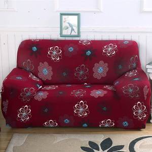 lot 10529 image: cjc Printed Sofa Cover Stretch Couch Cover Sofa Slipcovers for Couches and Loveseats, Living Room Set Patterned Sofa Couch Cover (3 SeaterLoveseat, Featured Red) STOCK PHOTO APPROXIMATE