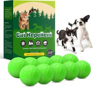 lot 10580 image: 10 Pack Cat Repellent Outdoor, Natural Peppermint Oil Cat Deterrent Outdoor and Indoor, Keep Cats Out of Yard Permanently, Protect Your Yard and Furniture (Green)