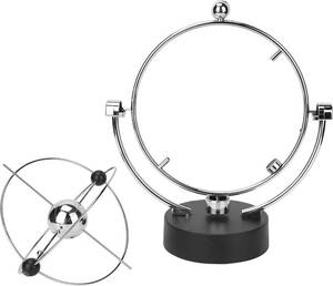 lot 10596 image: Perpetual Motion Machine Perpetual Motion Toy Art Asteroid Toy, Electric Astronomy Kit with Perpetual Motion, USB & Battery Powered, Material, Ideal for Decoration