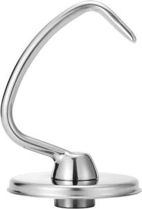 lot 10616 image: Stainless Steel Dough Hook for KitchenAid 4.55 Quart Tilt-Head Stand Mixer, Fit for Classic, Classic Plus and Artisan Serie K45SS, KSM75, KSM90, KSM95, KSM150, Heavy Duty and Dishwasher Safe