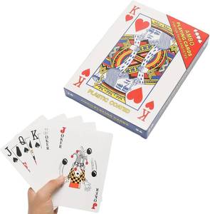 lot 10617 image: Giant 5x7 Inch Playing Cards Jumbo Large Print Deck of Cards