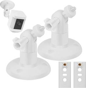 lot 10642 image: 2Pack 360  Adjustable Wall Mount for Ring Spotlight Cam BatteryCam PlusPro (Battery), Perfect View Angle for Your Surveillance Camera System
