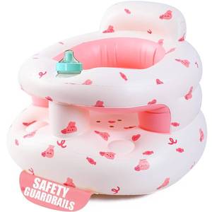 lot 10683 image: Upgraded Inflatable Baby Seat for Babies 3-36 Months, Inflatable Baby Chair Sit Me Up Floor Seat for Baby, Back Support Baby Seats for Infants for Sitting Up with Built in Air Pump
