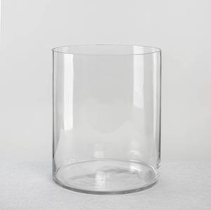 lot 10693 image: CYS Excel Large Clear Glass Cylinder Vase (H12 D10) Flower Vase Centerpieces Hurricane Floating Pillar Candle Holder Terrarium Planter
