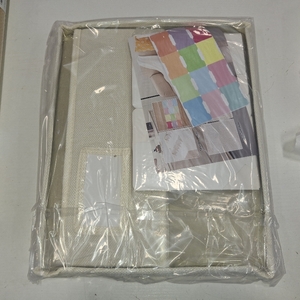 lot 14164 image: FREEBAT PHOTO STORAGE BOX LINEN WITH DIVIDERS