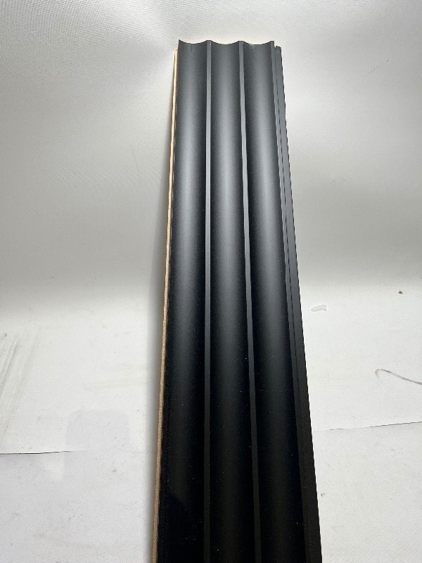lot 111 image: AGT Black Wall Panel Curved Design 8 x 5