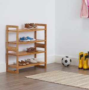 TRINITY® EcoStorage®| Bamboo Shoe Rack | 2-Pack *Retails $94*
