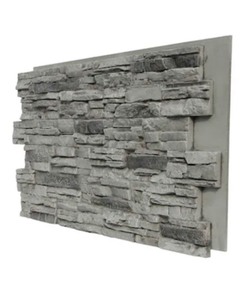 Box of 6 Tritan BP 1.75-in x 24.75-in x 48.75-in Moonlight Gray Raw bevel lap Panel siding ( 45sqft Total) *Retails $700*