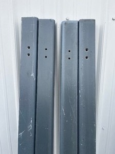 lot 233 image: Bundle of 4 Heavy Duty Weather Proof Rounded Top Pieces  6 x 2 x 3