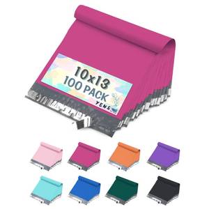 lot 28242 image: Yens Poly Mailers 10x13 100 Pack Hot Pink Self-Seal Shipping Envelopes M4 - Retail $10