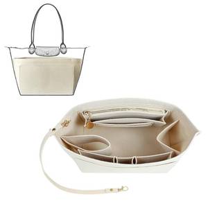 lot 28276 image: Organizer Insert For Longchamp Women Purse For Long Champ Bag Le Pliage organizer Medium 030beige-M - Retail $13
