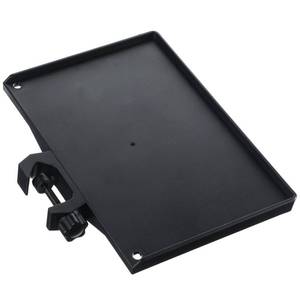 lot 28304 image: Microphone Stand Tray, Plastic Clamp on Firm Rack Tray Holder, Adjustable Mic Stand Desk Shelf with 4 Pound Capacity for Stage, Music Sheet, Recording, Live Streaming, Karaoke, Podcast (7.9 � 5.5) - Retail $7