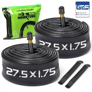 lot 28392 image: 2 Pack 27.5 Inch x 1.751.952.102.125 Bike Tubes with 32mm Schrader Valve, 27.5 Bike Tube with 2PCS Levers, Bike Tube 27.5 x 2.10 Compatible with MTB and Cruisers, City Bikes, Road Bikes - Retail $13