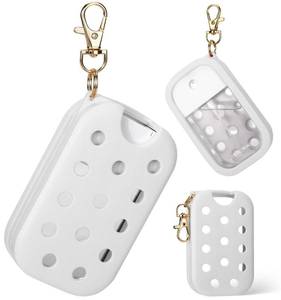 lot 28471 image: Hand Sanitizer Spray Case for Touchland,Hand Sanitizer Case with Keychain Holder for Power Mist and Glow Mist1 fl OZ Travel Size(White),Not Include Spray - Retail $7