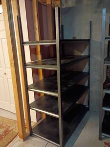 lot 926 image: Metal Shelves.  Located in basement    72 x 48 x 24