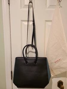 lot 1028 image: Marni Black Tote Bag with Shoulder Straps, includes dust cover bag