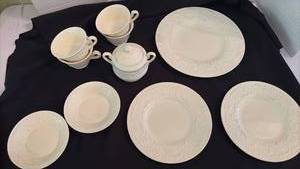 lot 1107 image: Wedgwood Dishes, 2 Pieces Chipped