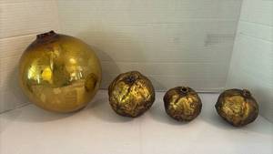 lot 1125 image: Home Decor Lot largest is glass others are likely resin