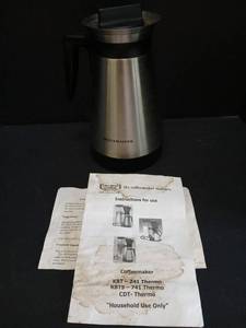 lot 1224 image: Moccamaster Thermal Carafe only KBT-741