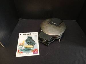 lot 1226 image: Cuisinart Classic Waffle Maker WMR-C with instruction manual