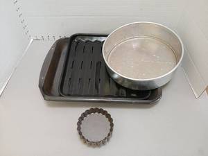 lot 1242 image: Springform pan Baking Pan Set with Round Cake Pan and Tart Mold