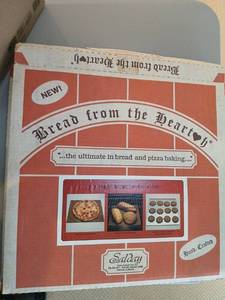 lot 1325 image: Salday Bread from the Hearth 16x16 Aluminum Baking Tray with 8 Baking Tiles
