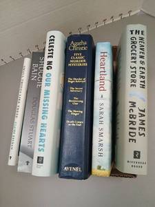 lot 1368 image: Lot of 5 Books Agatha Christie, Sarah Smarsh, Douglas Stuart, and Others