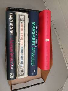 lot 1369 image: Book Lot 4 Hardcover Books Hossein Amirkhani Atwood