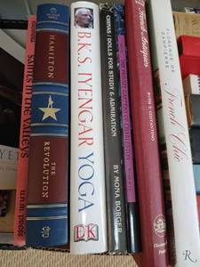 lot 1379 image: Lot of 6 Books Hamilton, B.K.S. Iyengar Yoga, Chinas Doll, Fiction Literature