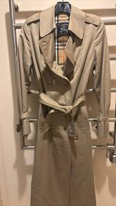 lot 1416 image: Burberrys Trench Coat Made in England Small
