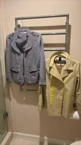 lot 1419 image: Aquascutum of London Womens Blazer Jacket Size M with Grey Linen Zip up
