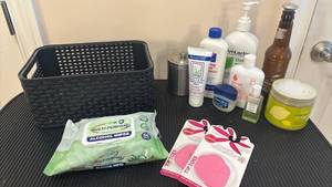 lot 1437 image: Skincare & Personal Care Beauty Lot - Lotions, Wipes, Scrub, Cologne